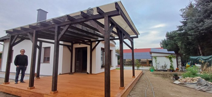 Konstrukcje drewniane - realizacja Maja Dekoracje