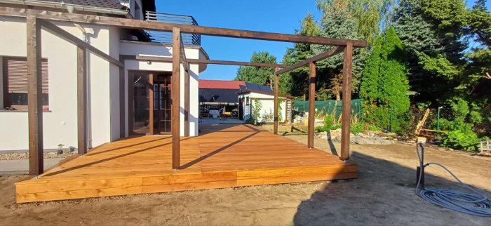 Konstrukcje drewniane - realizacja Maja Dekoracje